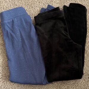 Old Navy Cozy-Lined Navy Leggings